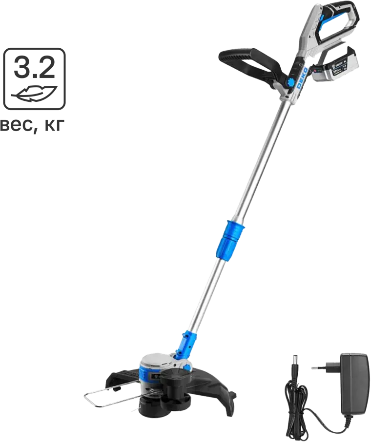 Аккумуляторный триммер DEKO DKTR20 для идеального газона 89363009