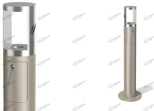 Metalco Пепельница с металлическим полом для общественных мест sun-id-1378169