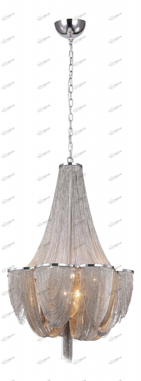 Люстра дизайнерская Cristal lux Rome хром Rome SP6 CRYSTAL LUX ДИЗАЙНЕРСКИЕ, CRYSTAL 056947 Хром 