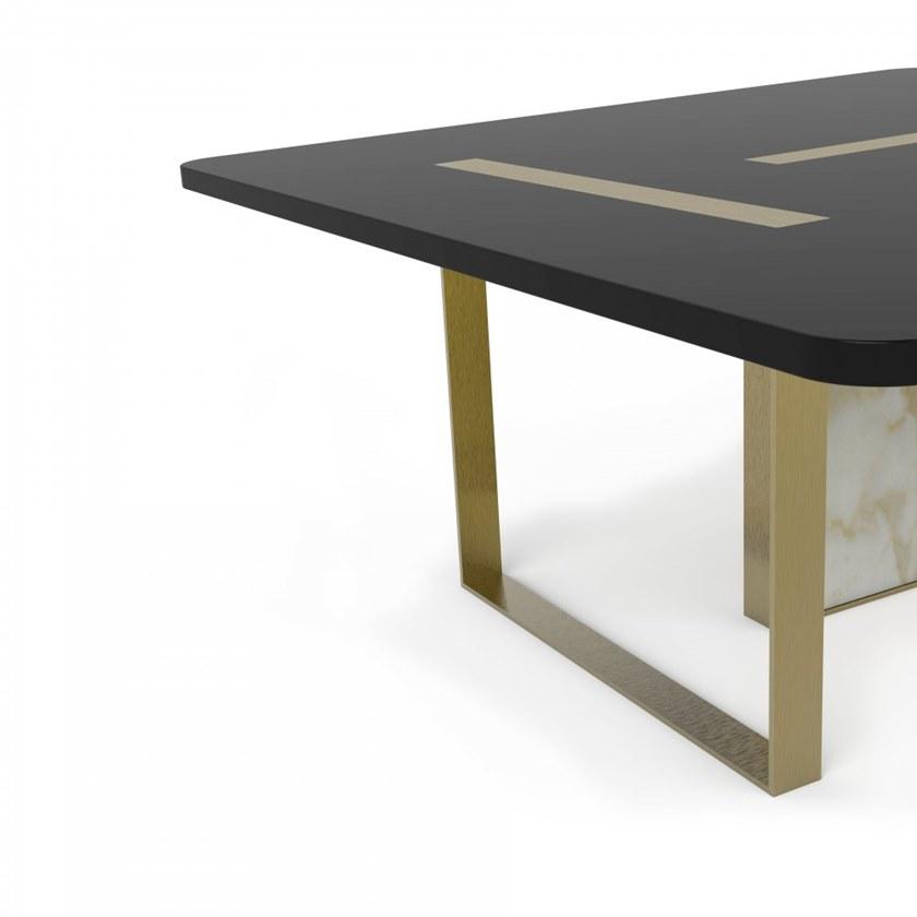 MARIONI Квадратный деревянный обеденный стол Tyron 02844 - Вид №3