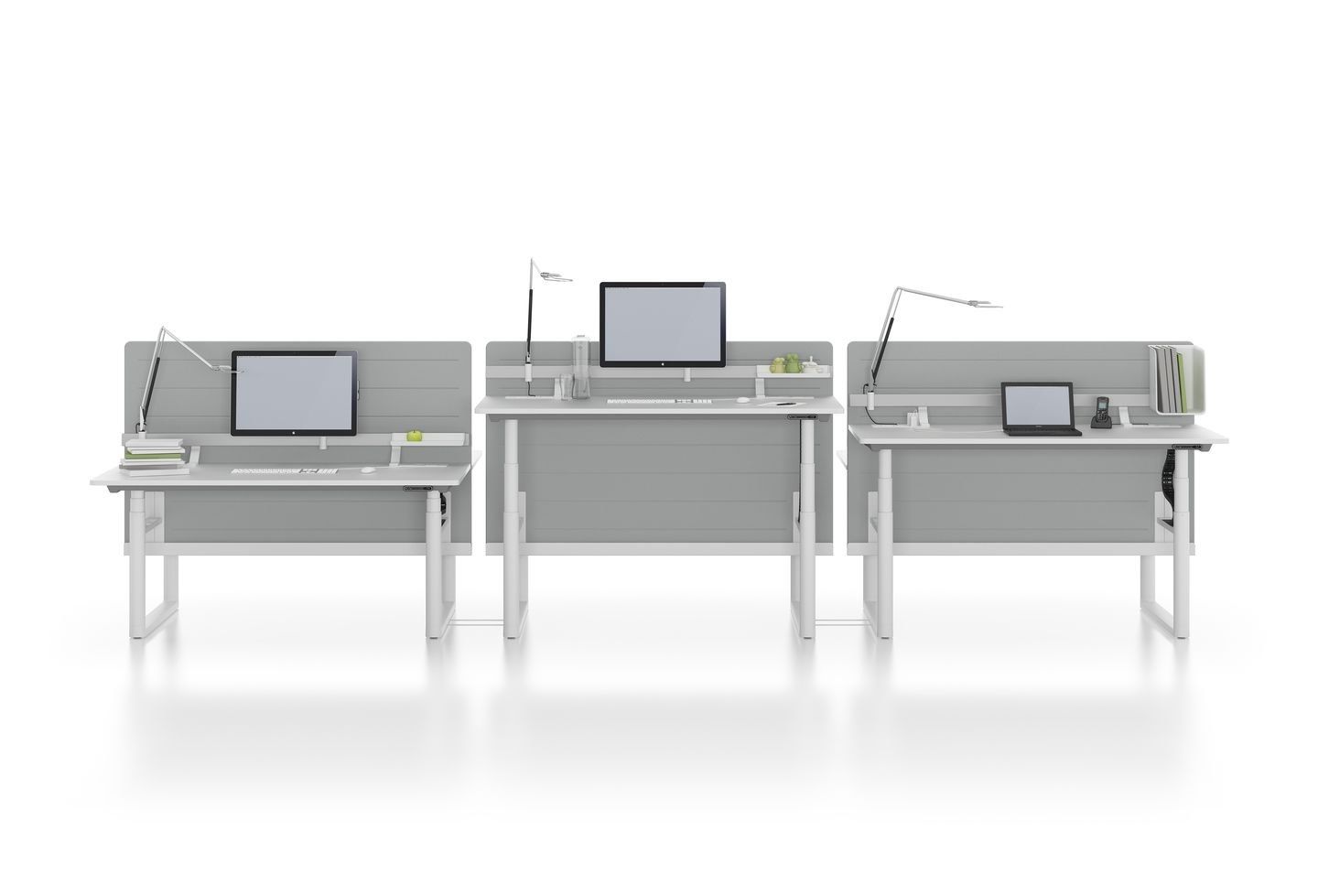 Регулируемый по высоте стол с электрическим движением VITRA Tyde 2 ARCH-00045440 - Вид №12