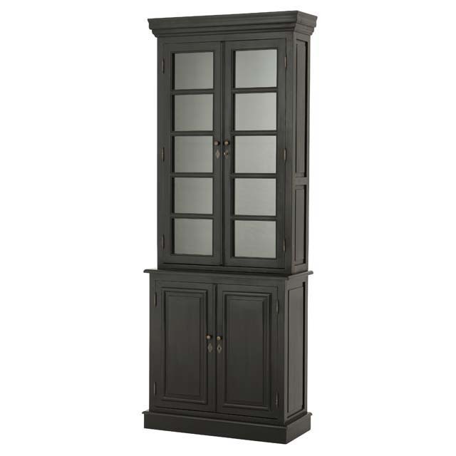 Шкаф для книг коричневый Tiber PUSHA EICHHOLTZ 062458 Черный  - Вид №1