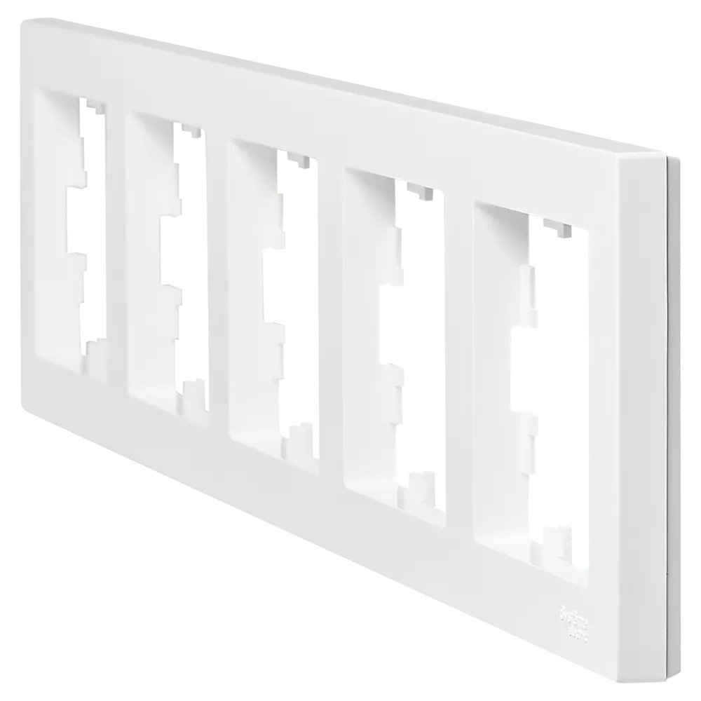 Рамка для розеток и выключателей Systeme Electric на 5 постов цвет белый AtlasDesign STLM-2134518 - Вид №2