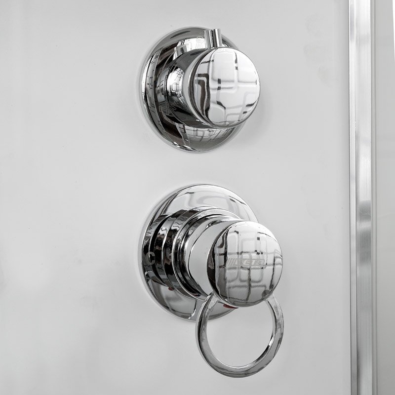 L 920 R с электрикой Душевая кабина DETO Серия L ЕМ2712 R N (без крыши) - Вид №3