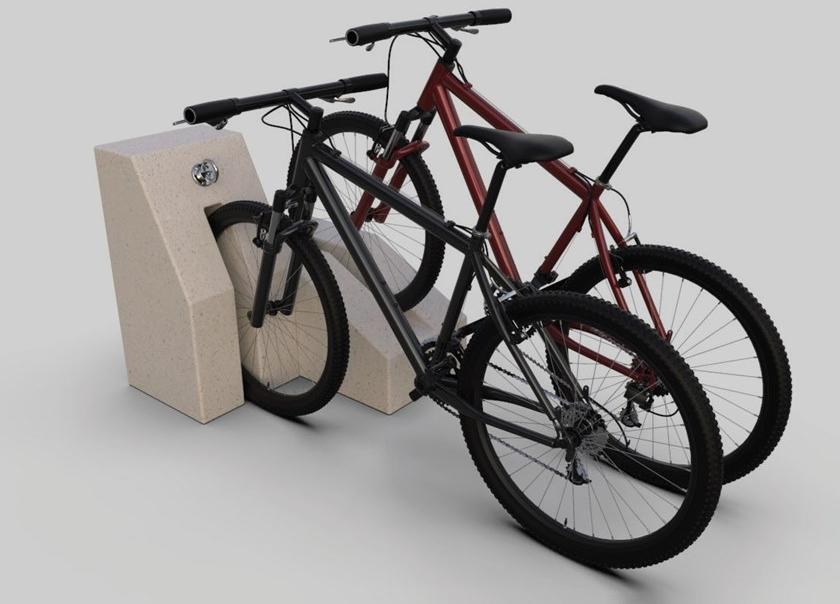 Manufatti Viscio Реконструированная каменная стойка для велосипедов Modula sun-id-1491089 - Вид №5