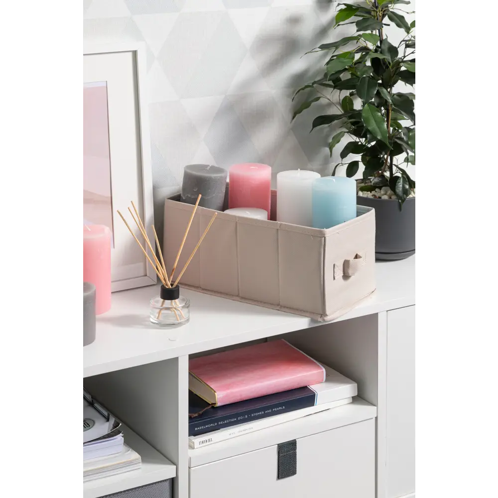 Короб Spaceo KUB Trench 15x31x15 см 6.9 л полиэстер цвет платиновый STLM-2062818 - Вид №2