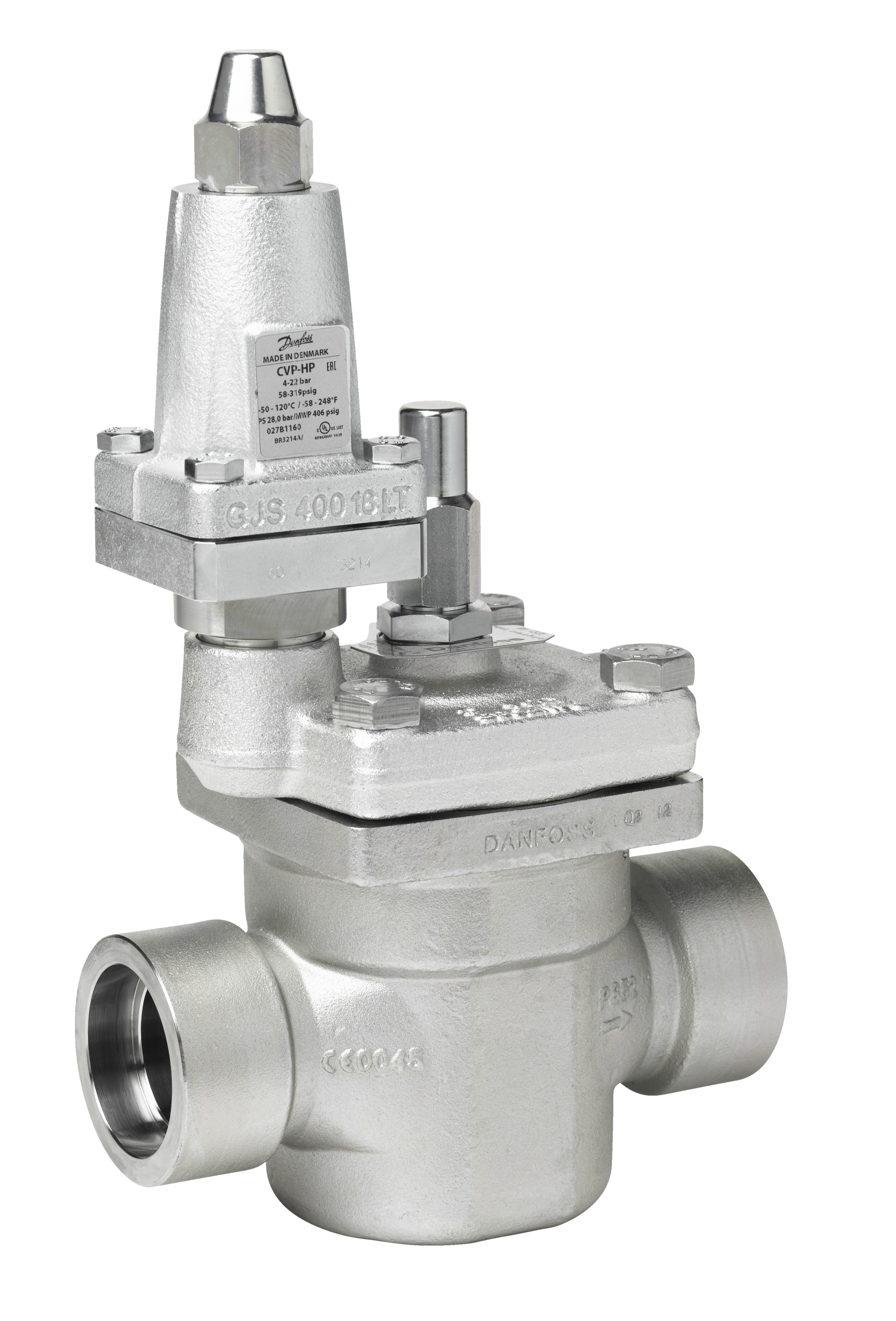 Danfoss ICS — сервоприводные клапаны с пилотным управлением ICS 25-20 Клапан регулятор давления 027H2053  - Вид №1