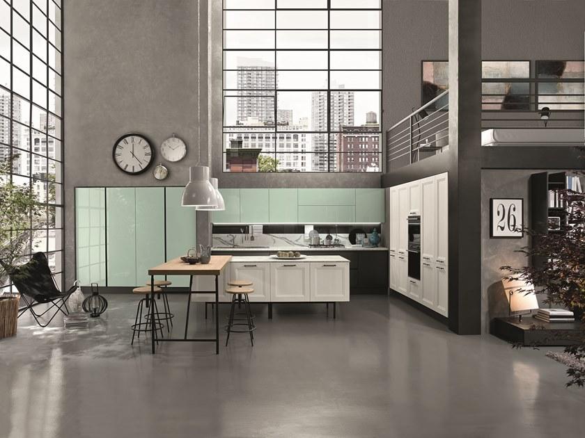 Febal Casa Модульная кухня с островом с ручками sun-id-1395495 - Вид №3