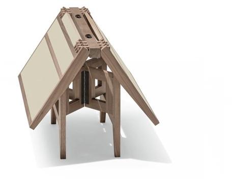 Giorgetti Складной стол из ореха Grand tour sun-id-1492195 - Вид №1