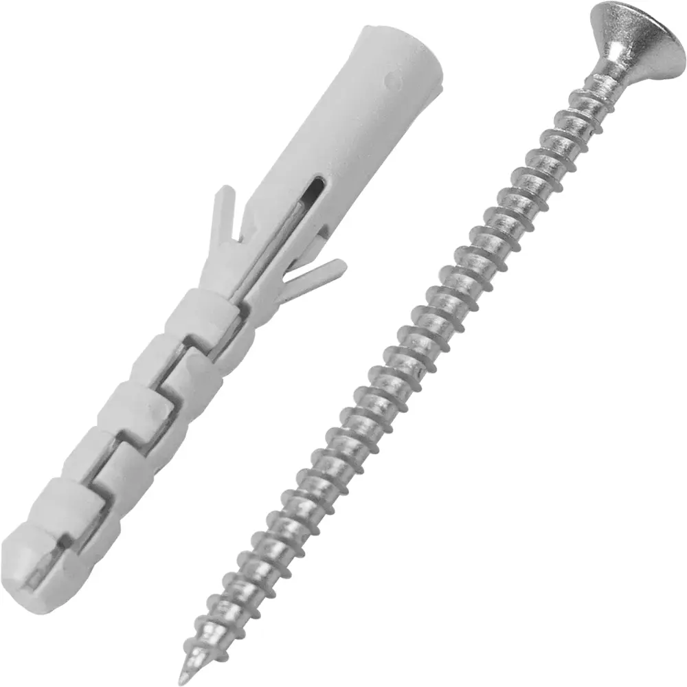 Дюбель распорный нейлоновый Dilwis 6x50мм 50 шт. в комплекте с шурупом STLM-2071166 - Вид №4