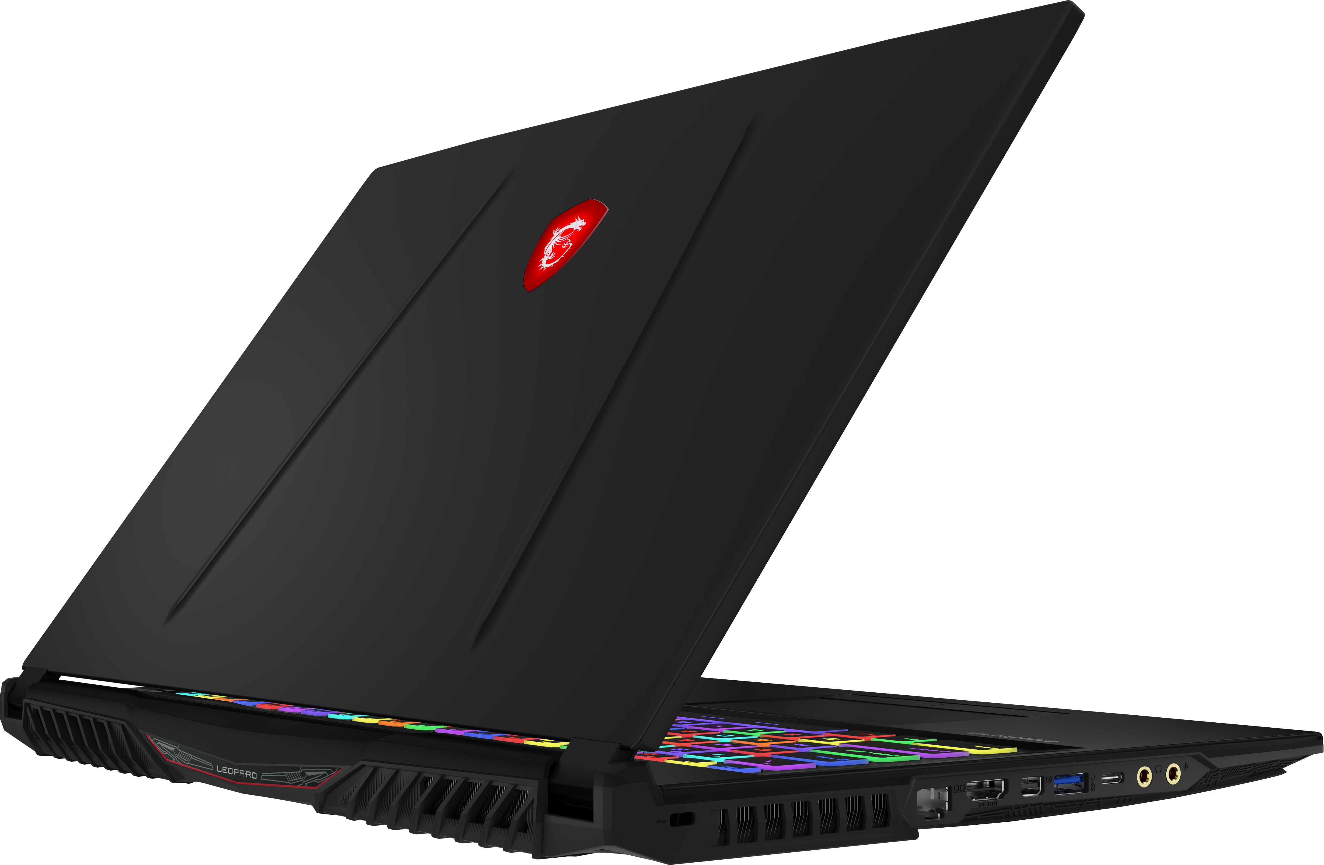 9S7-17E722-251 gl75 leopard 10sdk-251ru 17.3"(1920x1080 (матовый, 144hz) ips)/intel core i5 10300h(2.5ghz)/8192mb/512pcissdgb/nodvd/ext:nvidia geforce gtx1660ti(6144mb)/cam/bt/wifi/war 1y/2.6kg/black/w10 MSI Santreyd  - Вид №4