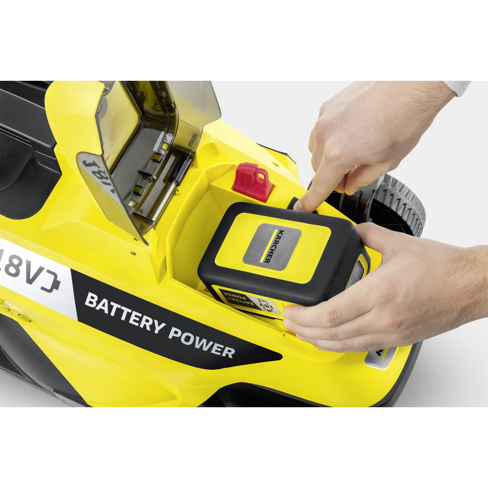 82541678 Газонокосилка аккумуляторная Karcher LMO Battery 18-3 18 В 33 см АКБ и ЗУ не в комплекте Santreyd  - Вид №3
