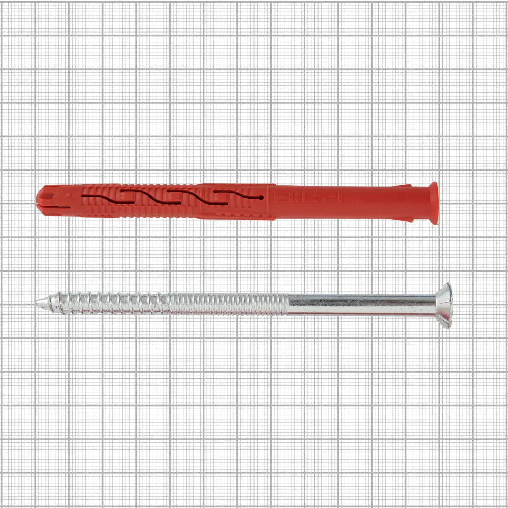 Дюбель фасадный Hilti HRD-С 10x120 мм нейлон/оцинкованная сталь цвет красный 20 шт. 82656595 STLM-2027247  - Вид №3