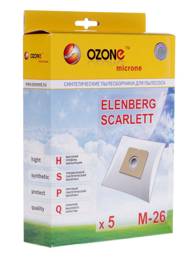 6611326 Мешок-пылесборник Ozone microne M-26 STDN-0133094