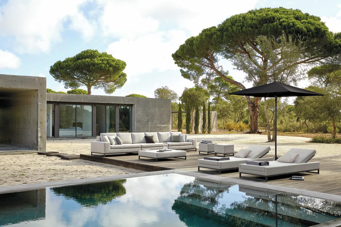 MNST409 Шезлонг lotus smokey 215 Manutti Zendo - Вид №2