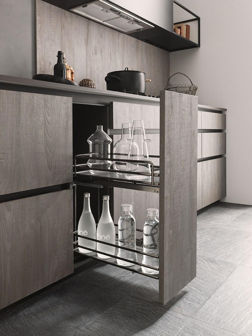 Floritelli Cucine Кухня с полуостровом без ручек Ares sun-id-1432210 - Вид №21