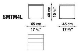Maxalto Квадратный мраморный журнальный столик Lithos sun-id-1404225 - Вид №4