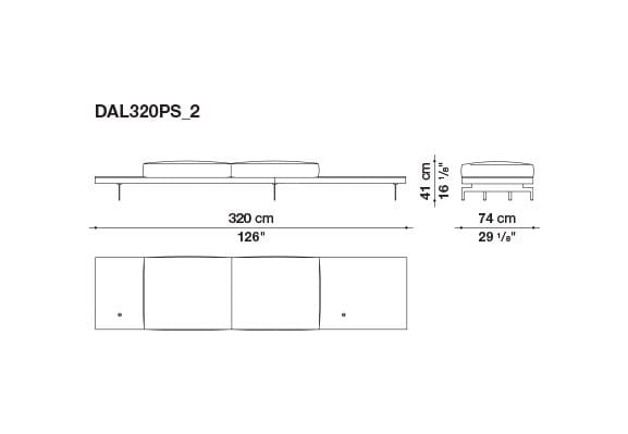 3-местный тканевый диван B&B Italia док ARCH-00033457 - Вид №47