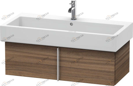 VE610707979 Тумбочка подвесная Vero #VE6107 950 x 431 мм Орех натуральный, декор Duravit