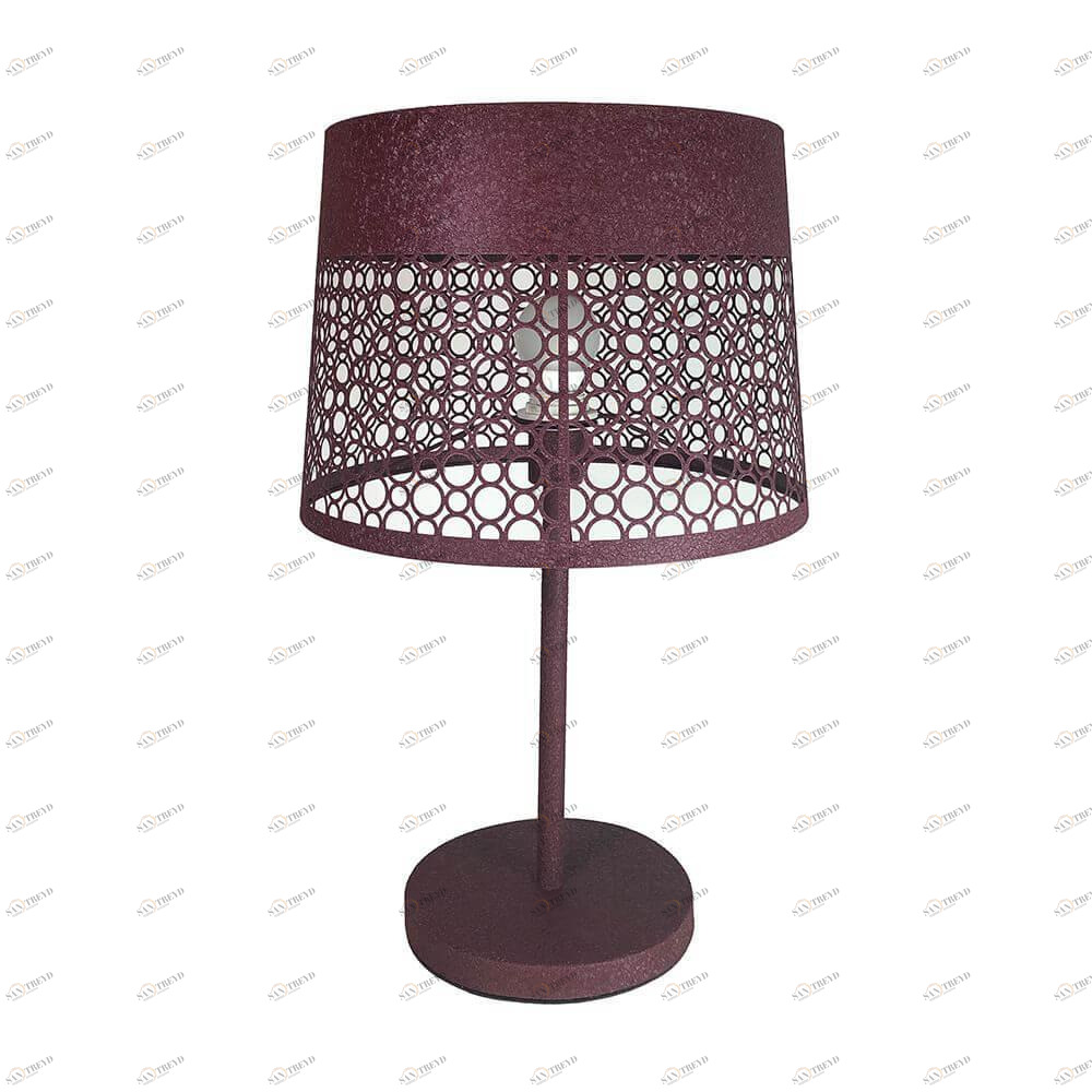 Лампа настольная бордовая Seven Fires "Карвед" 39103.04.68.01C SEVEN FIRES КАРВЕД 00-3907817 Фиолетовый 