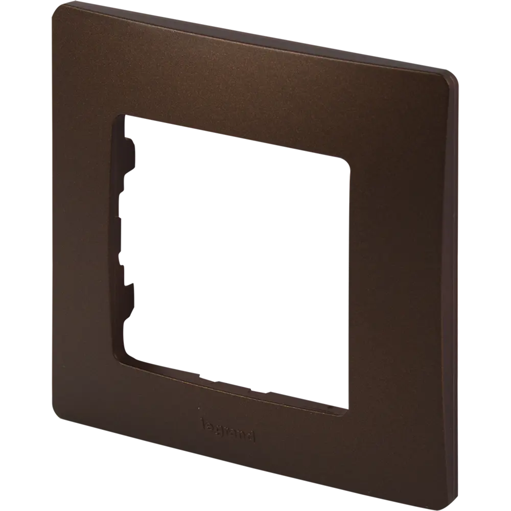 Рамка для розеток и выключателей Legrand Etika 1 пост, цвет какао STLM-2059208 - Вид №2