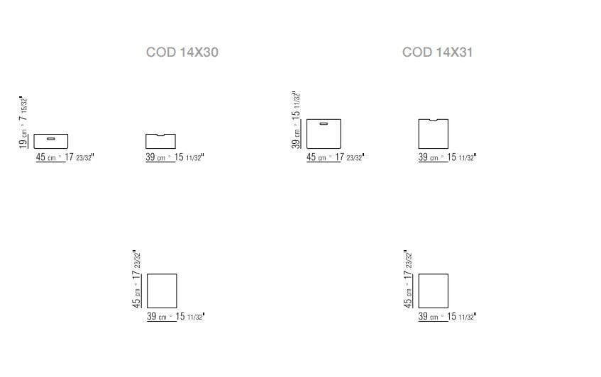 Металлический шкаф с мраморным верхом Flexform ARCH-00034716 - Вид №2