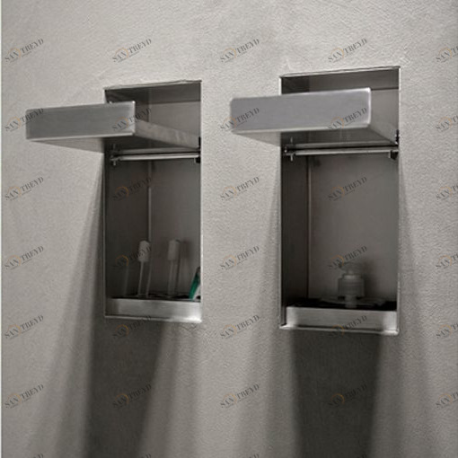 Держатель для дозатора или зубных щеток SESAMO2 Antonio Lupi SESAMO встраиваемый Antoniolupi