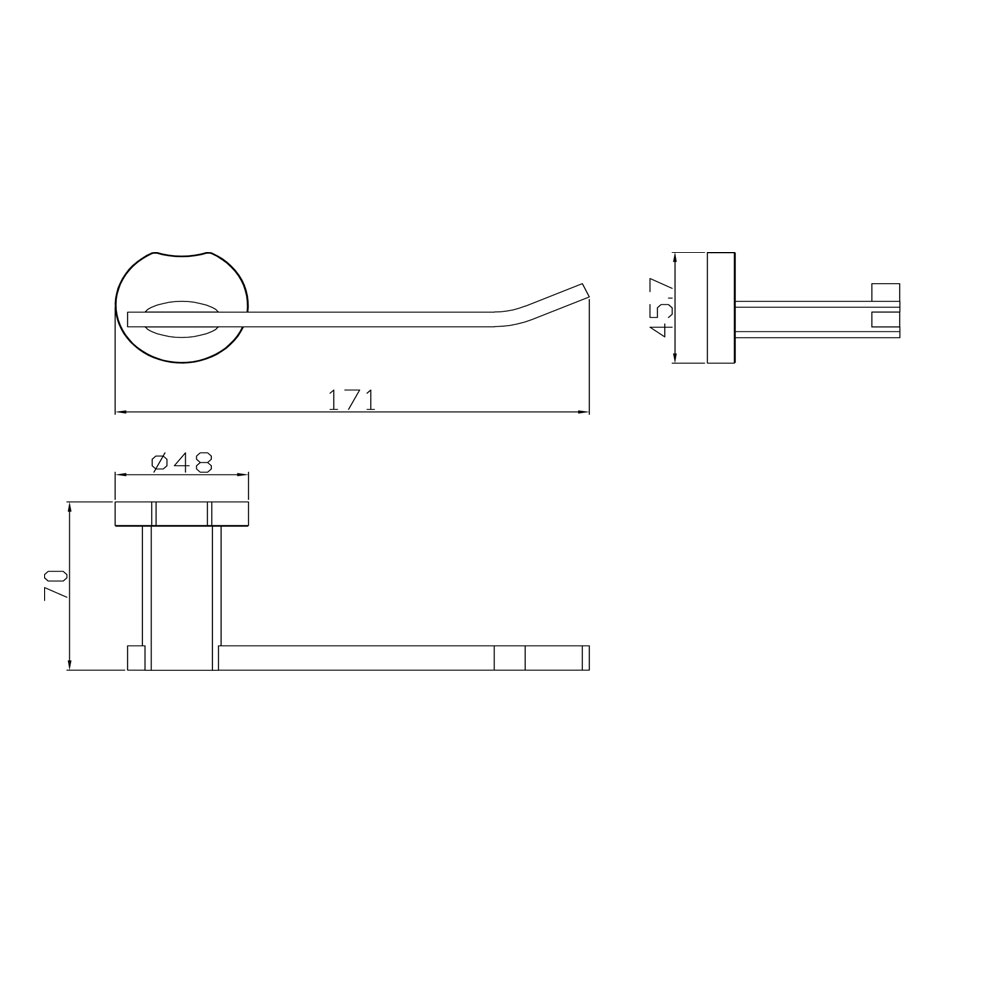 R53907А Бумагодержатель Raiber  - Вид №1