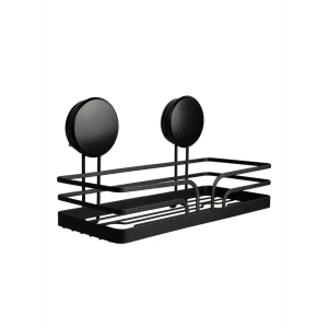 Полка для ванной Аквалиния W8002-1 12.5x15.5x26.5 см металл цвет черный