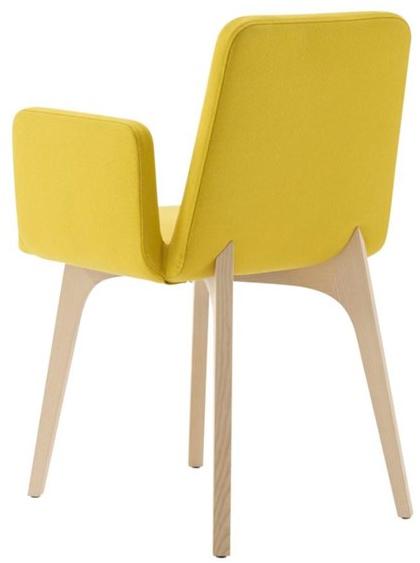 Ligne Roset Стул с обивкой и подлокотниками Vik 10261152 - Вид №1