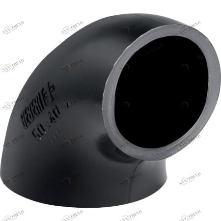 GEBERIT 364.873.16.1 Отвод Geberit PE 90°, укороченный, без патрубка 