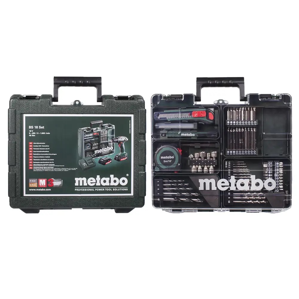 Шуруповерт Metabo BS 18, Li-ion 18 В, 2 Ач STLM-2054565 - Вид №4