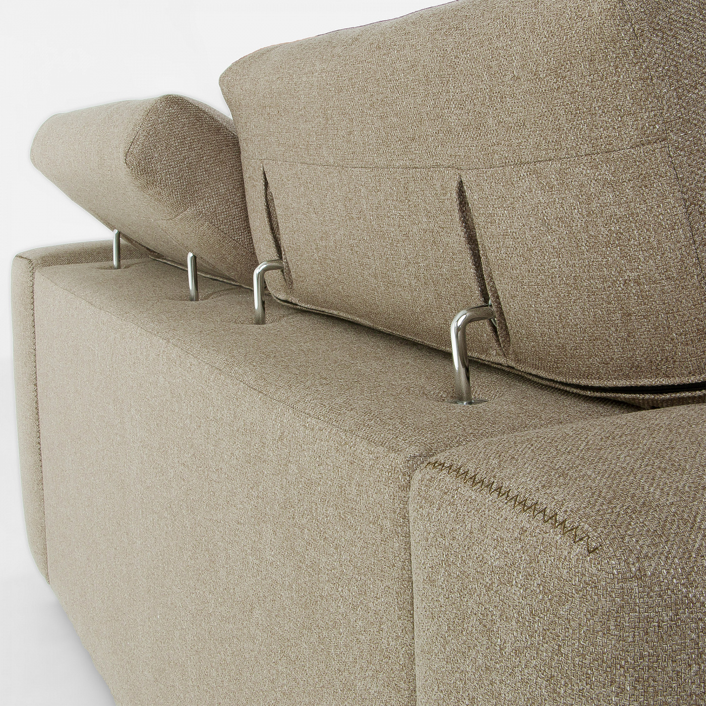 055310 Диван 3-х местный Singapore бежевый La Forma Atlanta - Вид №3