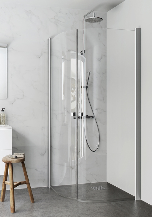 1450423 Igloo Pro Душевой Уголок Круглый 70X100 Hafa Прозрачный 