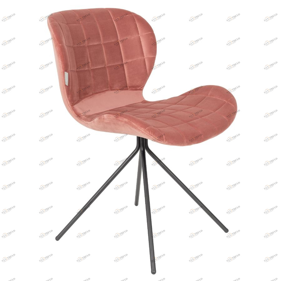 Стул OMG Velvet темно-розовый Zuiver 1100364