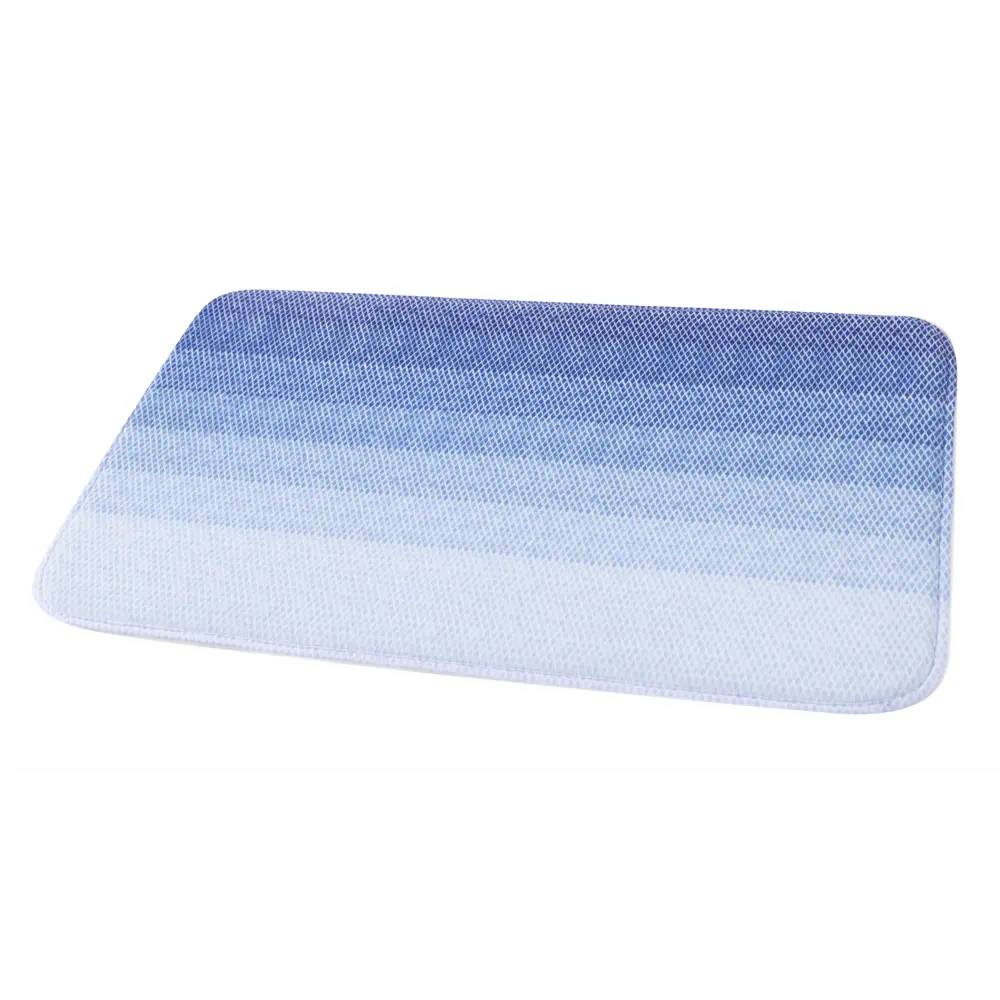 Коврик для ванной Бриз ADB23114S 45x70 см цвет голубой Santreyd STLM-2161268 - Вид №1