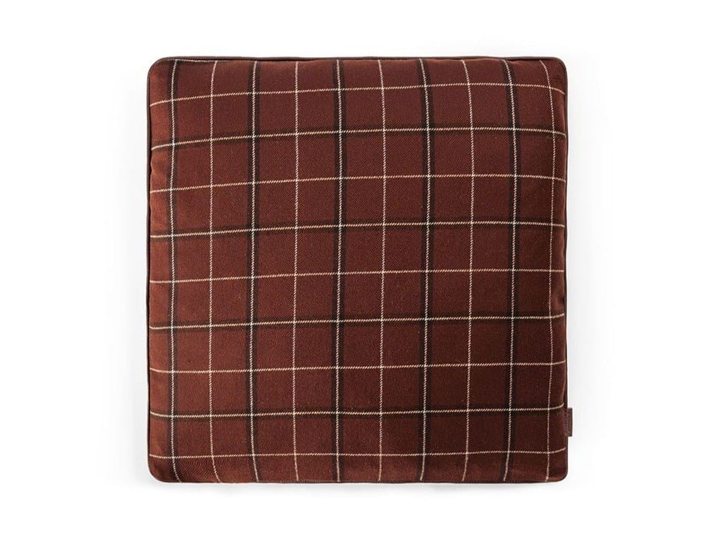 Шерстяная квадратная клетчатая подушка Poltrona Frau коллекция-мебель и аксессуары ARCH-00143763 - Вид №11