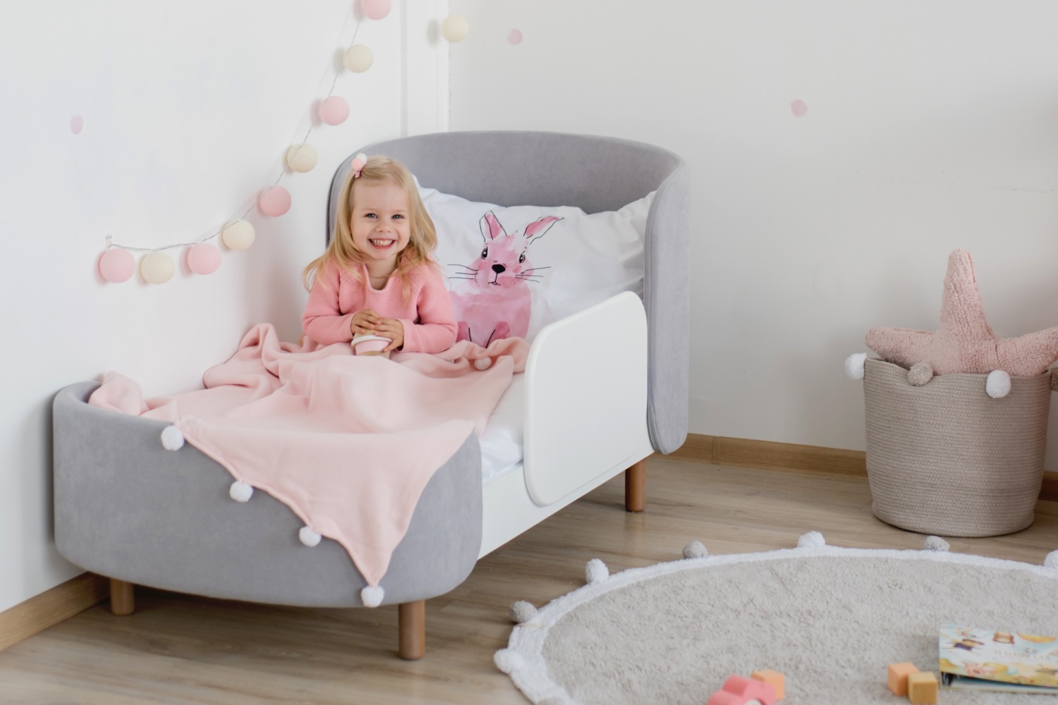 Бортик для кроватки-трансформера белый Kidi Soft ELLIPSE ELLIPSE KIDI SOFT 00-3951284 Белый Santreyd  - Вид №2