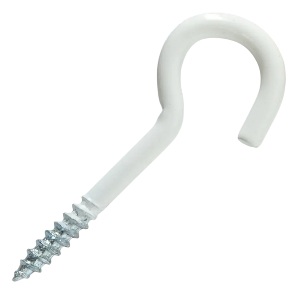 Шуруп-крюк 3x20 мм сталь RAL9003 12 шт Santreyd STLM-2088884