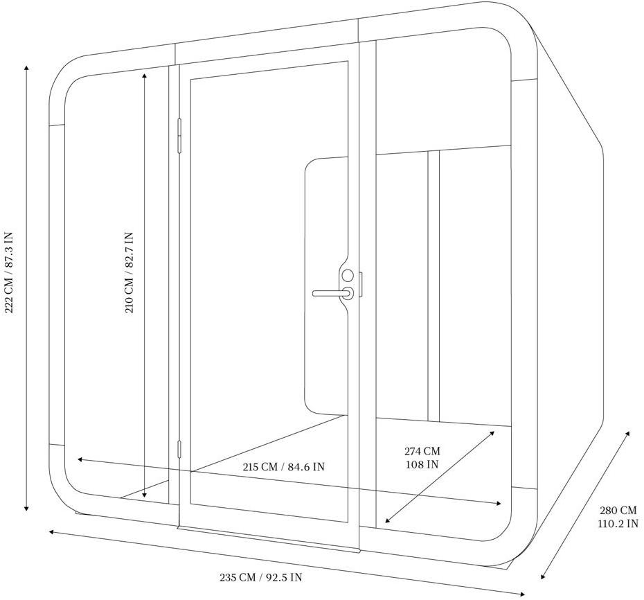 Framery Акустическая офисная будка Framery 2q sun-id-1429475 - Вид №7