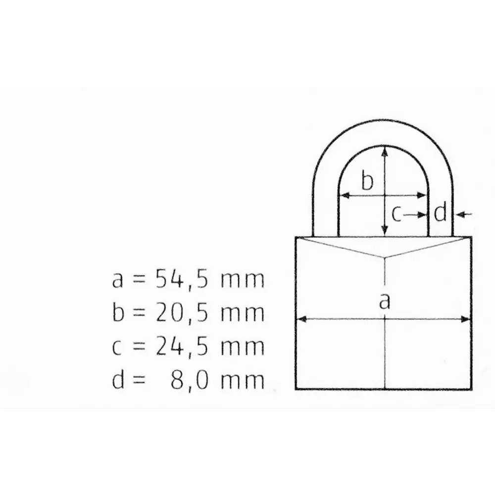 Замок навесной Abus 45 всепогодный 45 мм сплав алюминия цвет серый 82391304 STLM-2019691  - Вид №4