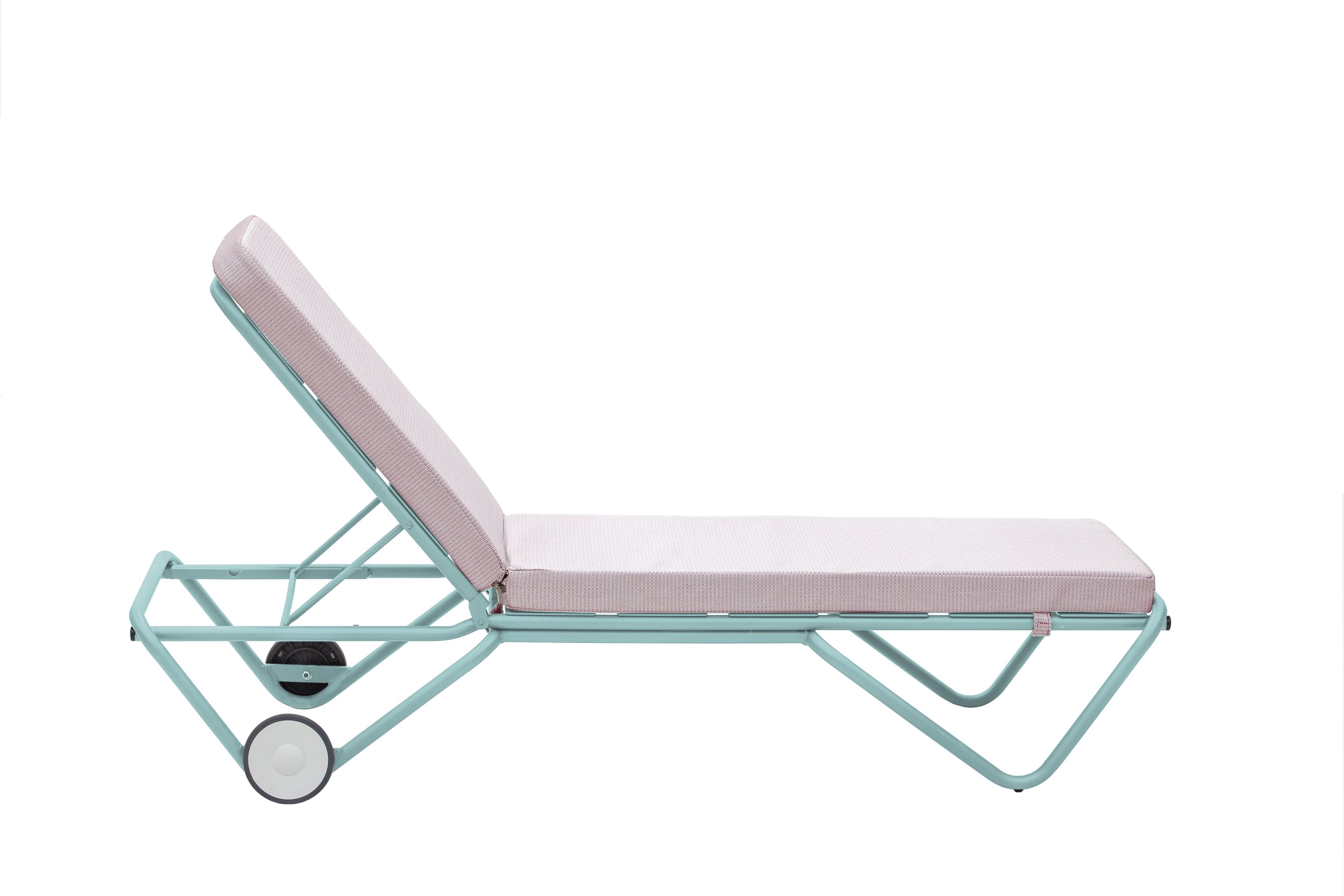 Алюминиевая откидная Садовая кровать с колесами iSimar Barceloneta ARCH-00086631 - Вид №20