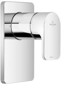 36022960-33 Однорычажный смеситель для скрытого монтажа без переключения - чёрный матовый Villeroy & Boch CULT