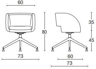 Diemme Кресло на эстакаде с подлокотниками для залов ожидания Vanity sun-id-1441429 - Вид №6
