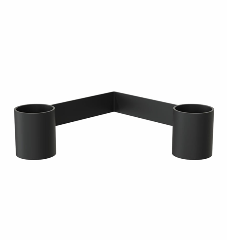 FROST Подсвечник 2004 » черный Нержавеющая сталь Черный N2004-B  - Вид №3