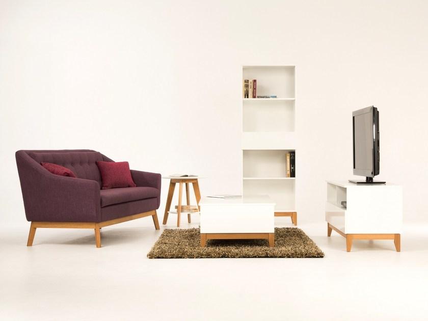 Woodman Прямоугольный журнальный столик из меламина с контейнерным отсеком Blanco 123221008012 - Вид №2