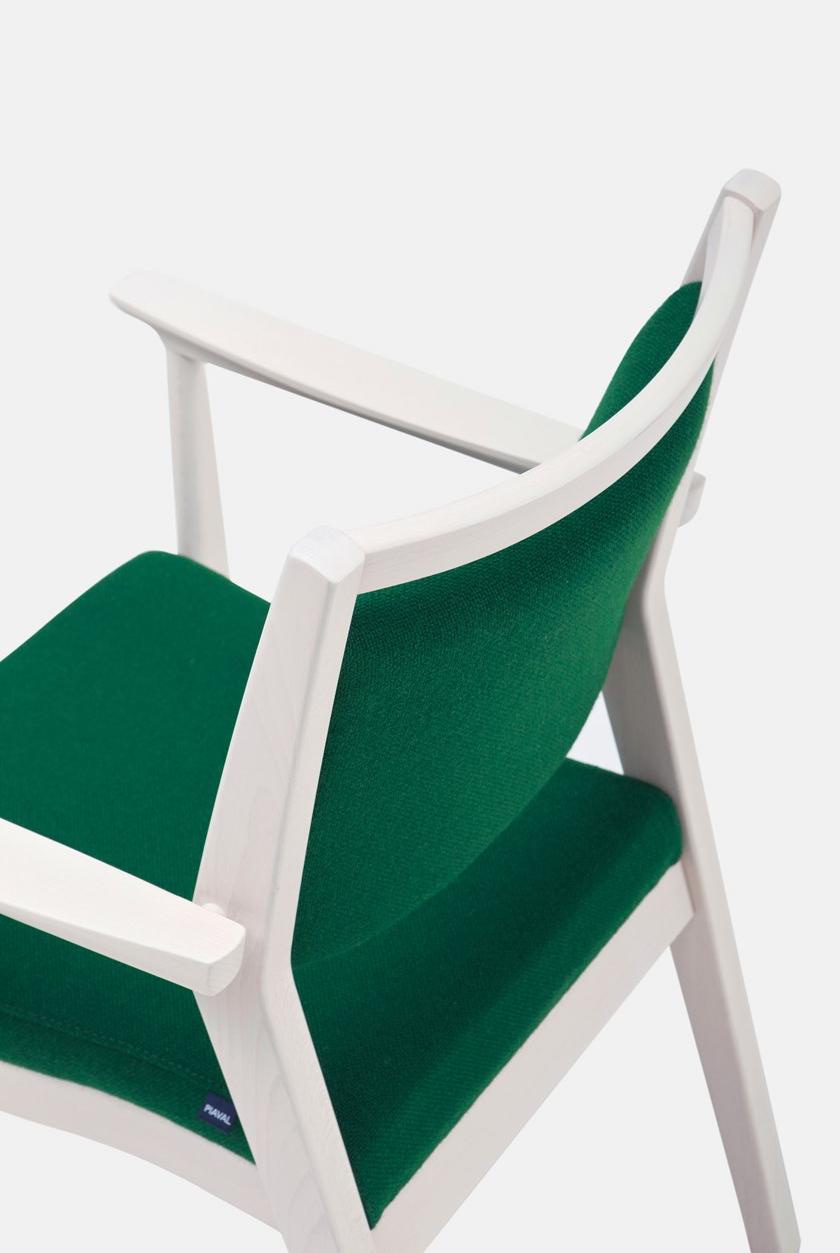 PIAVAL Штабелируемый тканевый стул с подлокотниками Elisa | health & care 54-13/6 - Вид №5