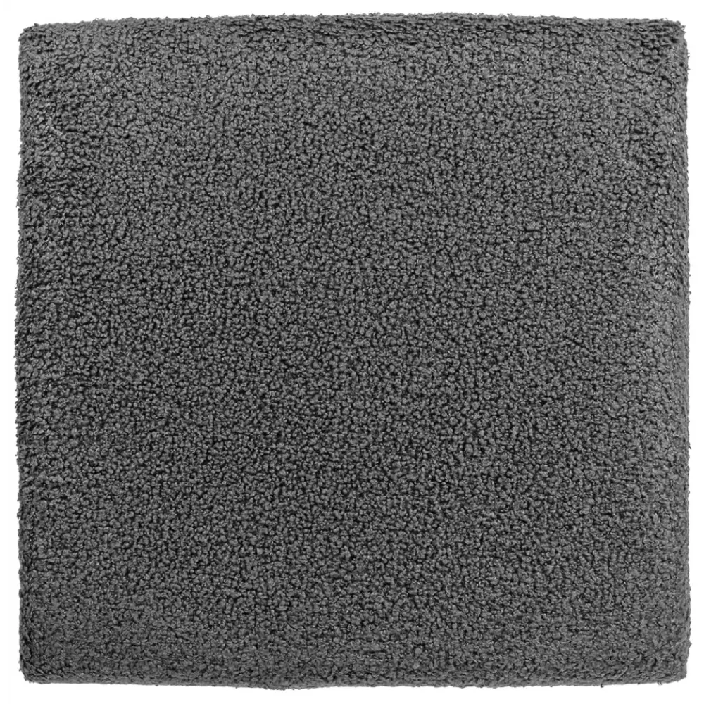 Пуф букле Rocksolid темно-серый 38x38 см STLM-2005502 - Вид №1