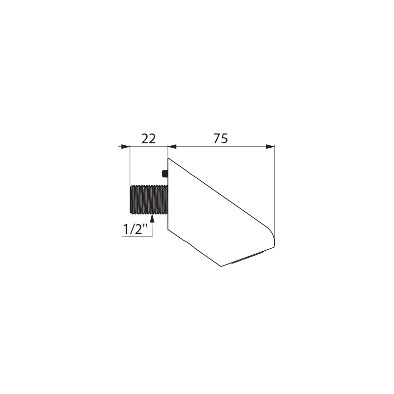 712000 Душевая головка TONIC JET DELABIE  - Вид №1