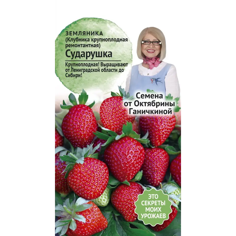 Семена ягод клубника ремонтантная Сударушка Santreyd STLM-2059806